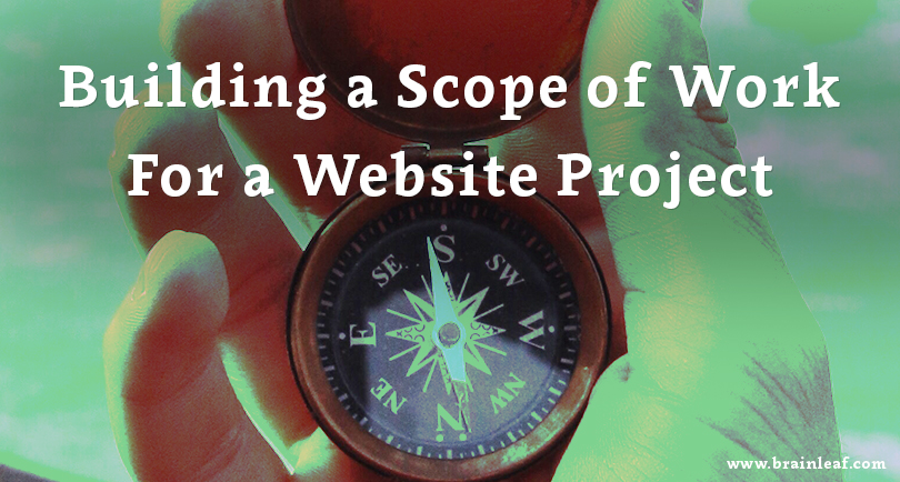 Building a Scope of Work (SOW) document for a website project