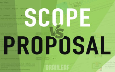 Scope vs. Proposal