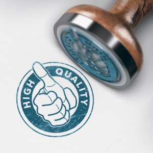 High quality, thumbs-up stamp of approval