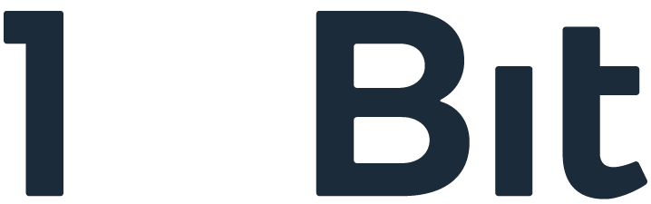 1QBit logo white